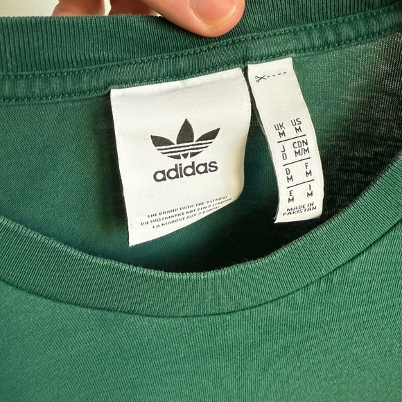 Adidas Originals Deep Green Tee (Size M) - Picture 2 of 4